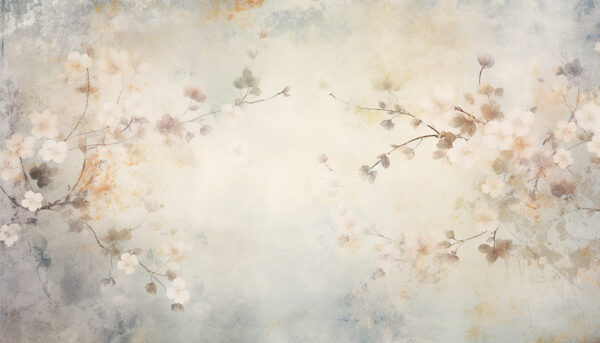 Fotobehang Delicate bloemen
