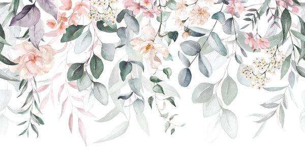 Fotobehang Romantische bloemen