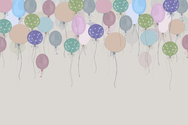 Fotobehang Kleurrijke ballonnen