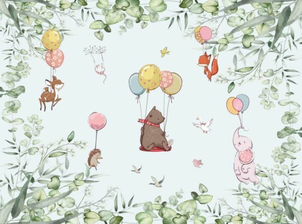 Fotobehang Kleurrijke dieren