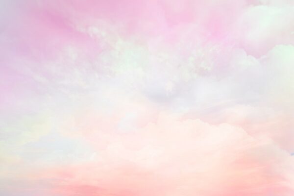 Fotobehang Roze nevels van vrede