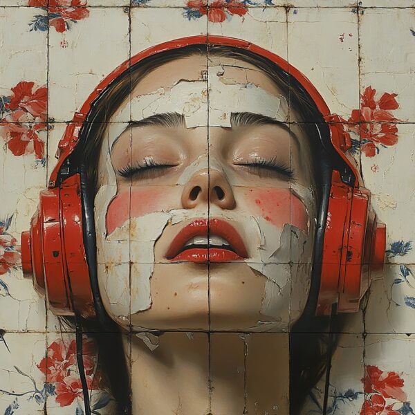 Fotobehang Muzikale Mozaïekdroom