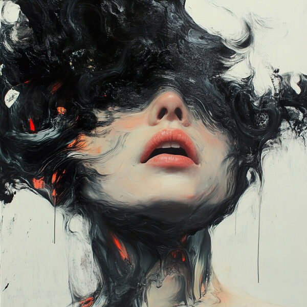 Fotobehang Vlam van Gedachten