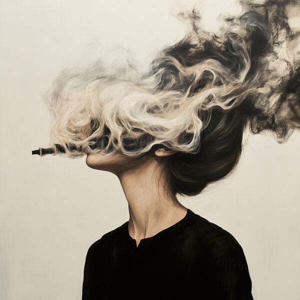 Fotobehang Vluchtige gedachte