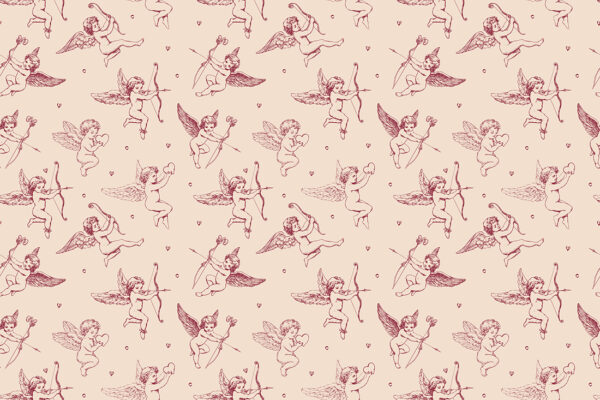 Fotobehang Cupido vol liefde