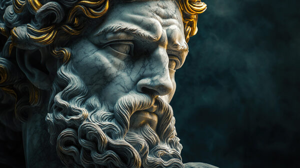 Fotobehang De macht van Zeus