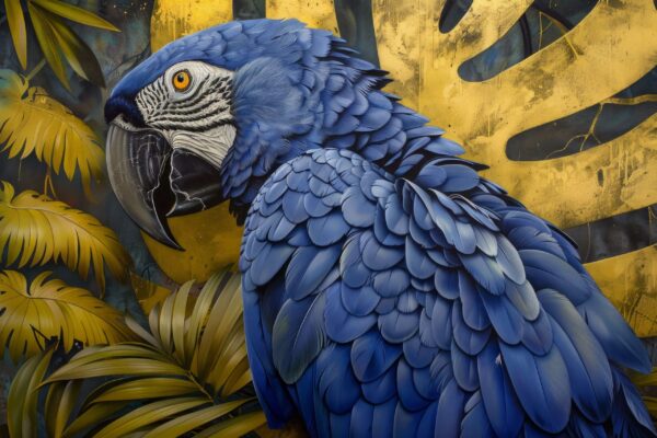 Fotobehang Blauwe elegantie