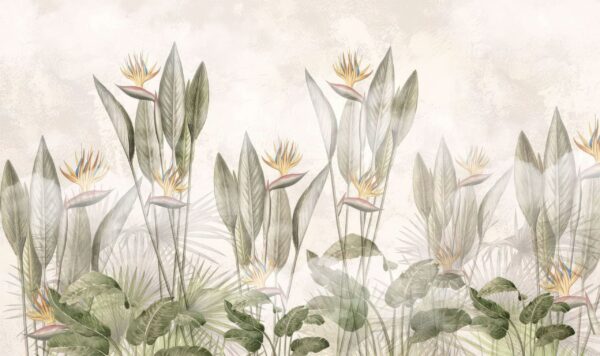 Fotobehang Zachte tropische mist