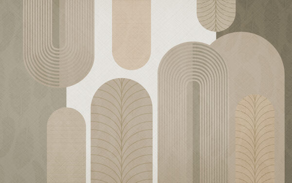 Fotobehang Beige bogen