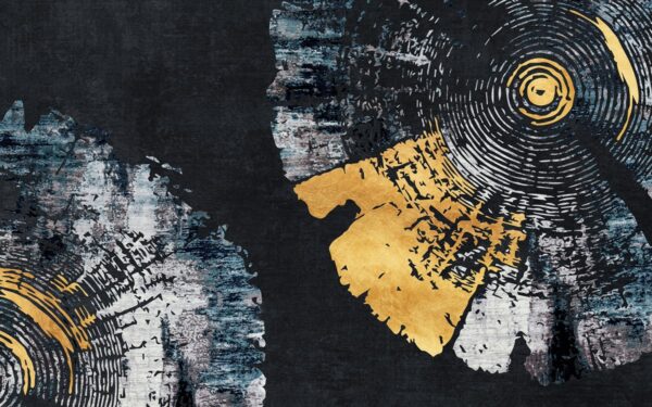 Fotobehang Abstracte boomdoorsnede