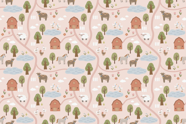 Fotobehang Landelijk idyllisch