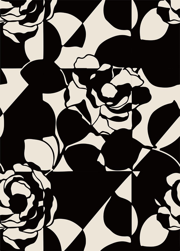 Fotobehang Abstracte bloemen