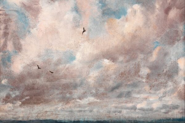 Fotobehang Vogels in de wolken