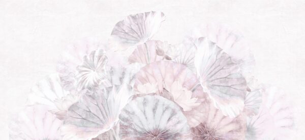 Fotobehang De aanraking van de lotus