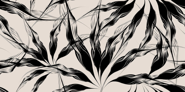 Fotobehang Wuivende bladeren