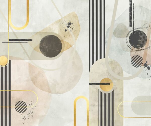 Fotobehang Geometrische Fluistering