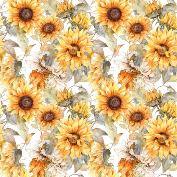 Fotobehang De expressiviteit van zonnebloemen