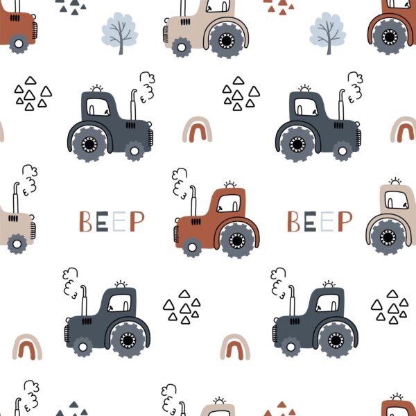 Fotobehang De Vrolijke Machine