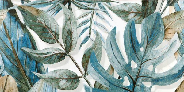 Fotobehang Aanraking van bladeren