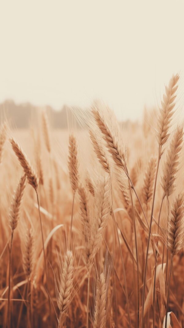 Fotobehang Herfstgefluister van de granen