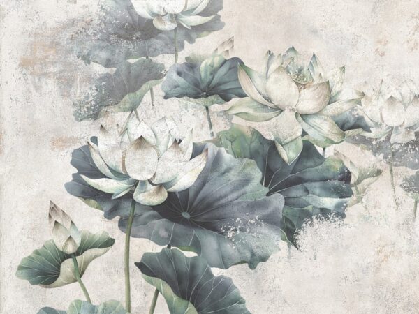 Fotobehang Waterlelies