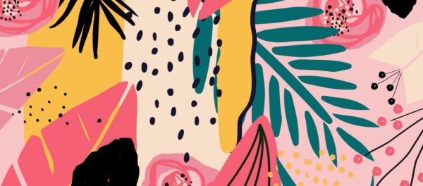 Fotobehang Kleurrijke abstractie