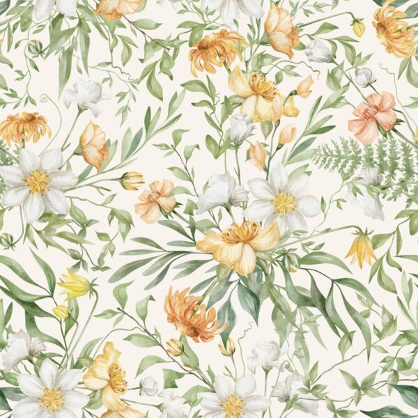 Fotobehang Wilde bloemen