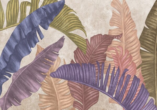 Fotobehang Tropische bladeren