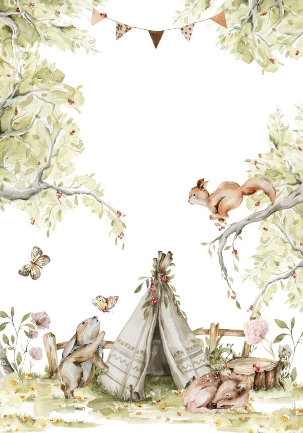 Fotobehang Mysterieus dierenkamp