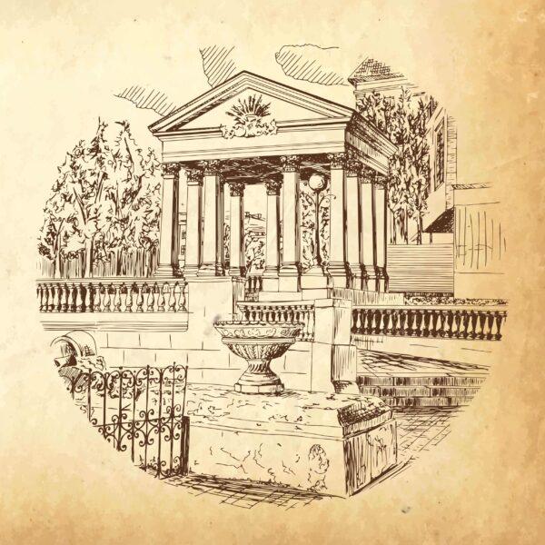 Fotobehang Tempel van de Stilte