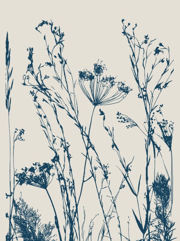 Fotobehang Mysterieuze weideschetsen