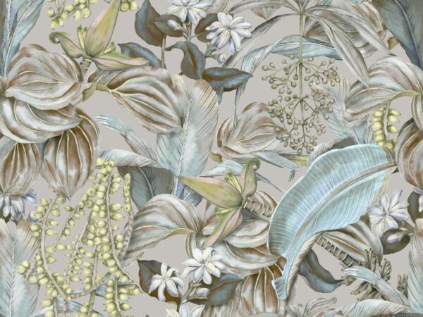 Fotobehang Grijsblauwe harmonie