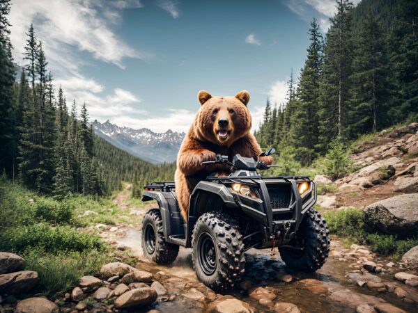 Fotobehang Turbo Teddybeer