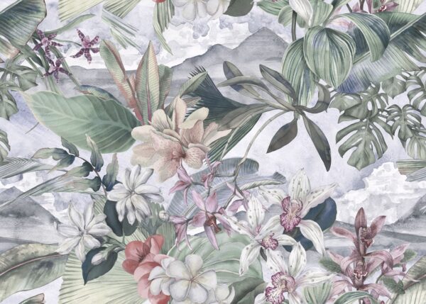 Fotobehang Bloemenharmonie