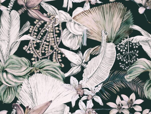 Fotobehang Groene Harmonie