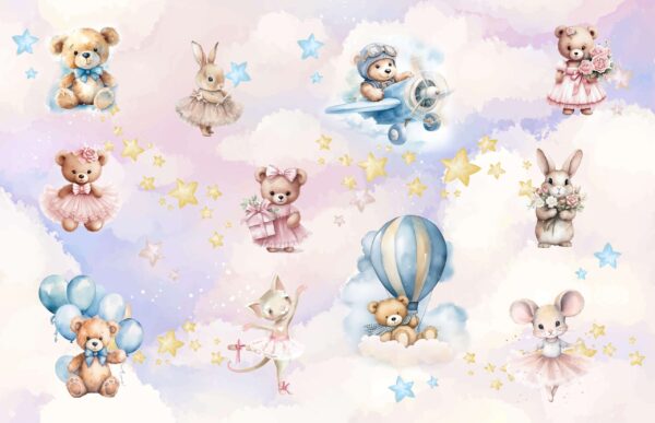 Fotobehang Magische bal voor baby's