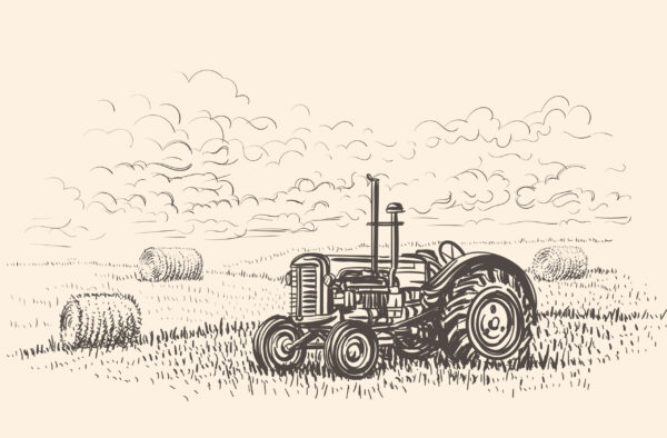 Fotobehang Plattelandsnostalgie