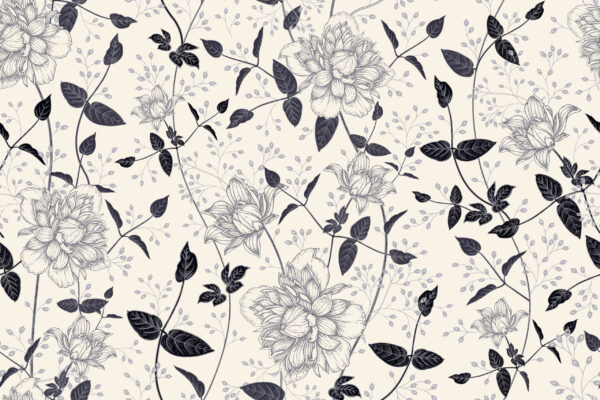 Fotobehang Nachtbloemblaadjes