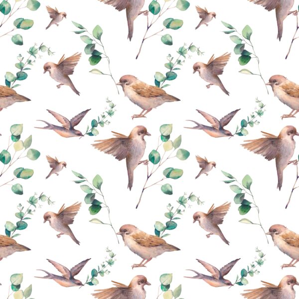 Fotobehang Op de tak