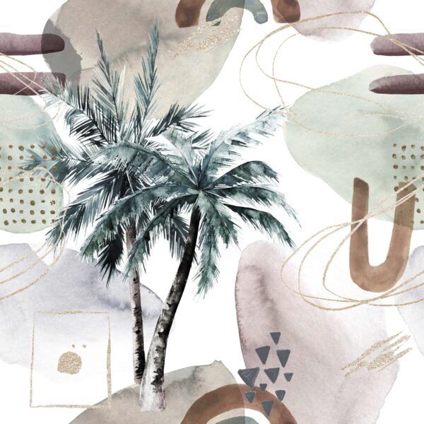 Fotobehang Tropisch ritme