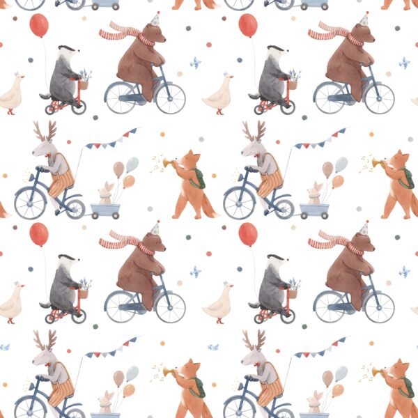 Fotobehang Bosparade