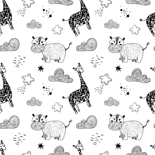 Fotobehang Dieren in de wolken