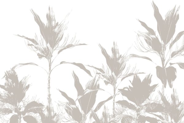 Fotobehang Echo's van planten