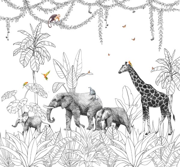 Fotobehang Jungle Harmonie