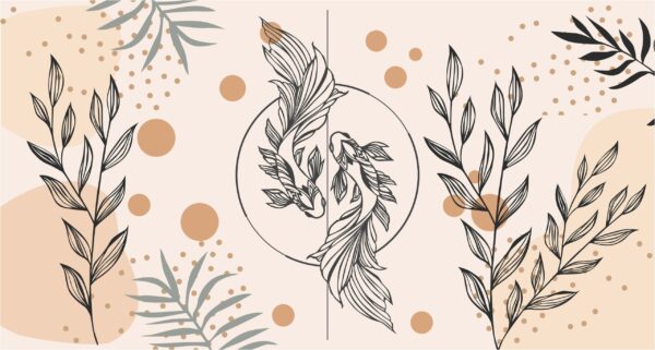 Fotobehang Vissendans