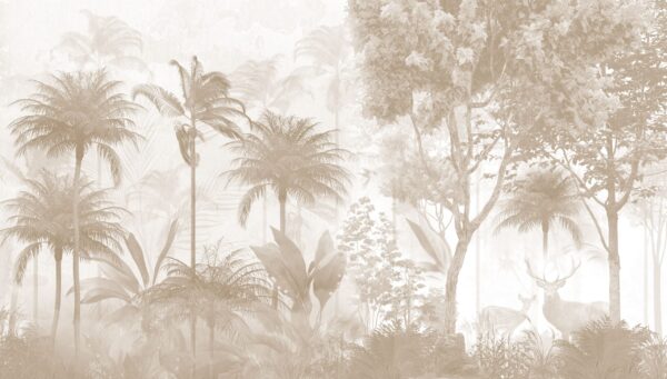 Fotobehang Groengrijs