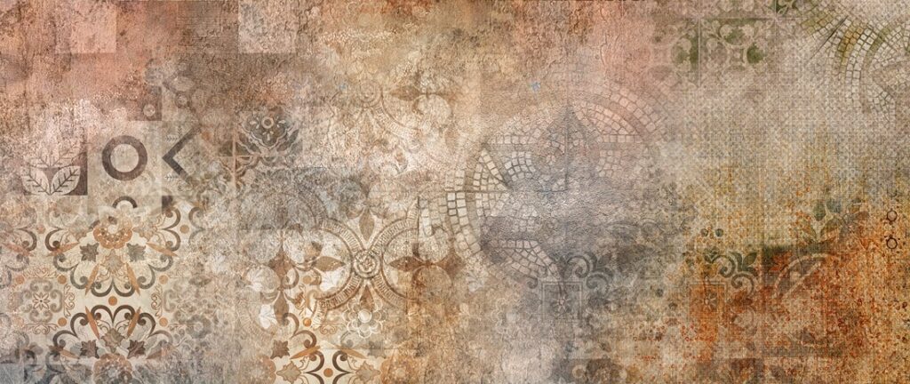 Fotobehang Gouden Balans Mandala