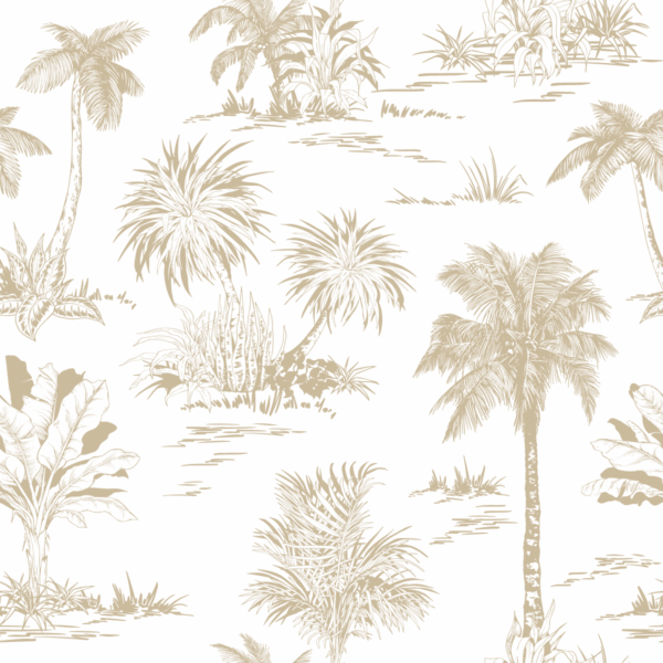 Fotobehang Woestijnpalmen