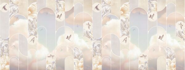 Fotobehang Een vleugje hemel