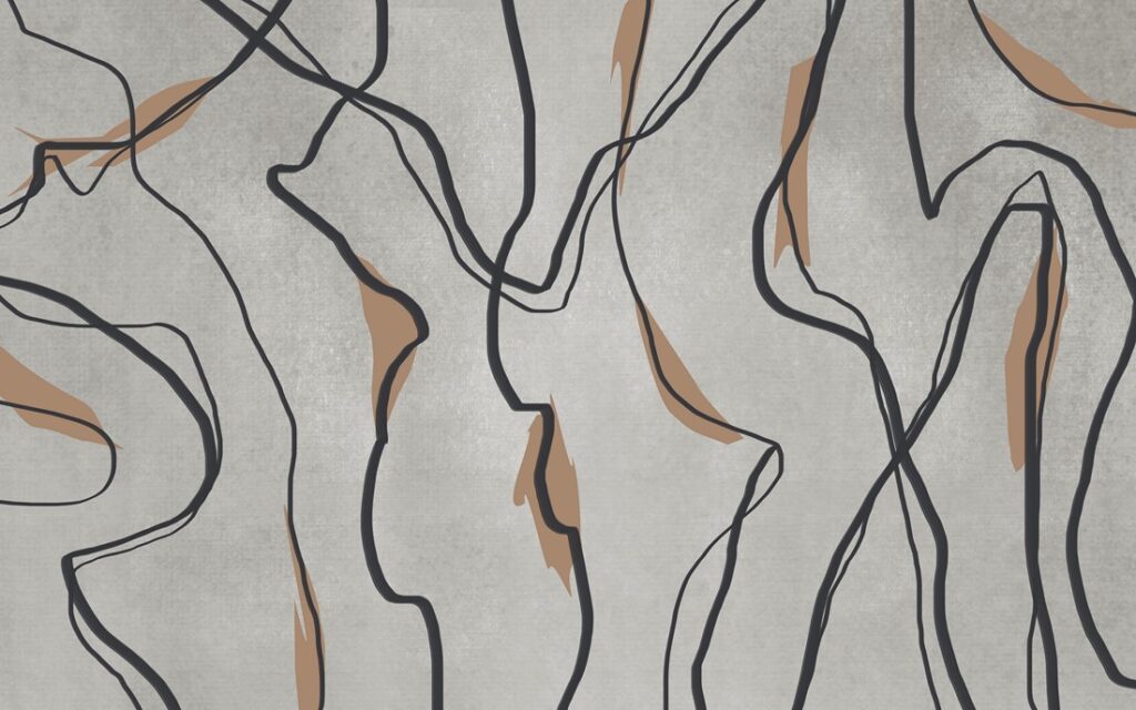 Fotobehang Abstracte lijnen